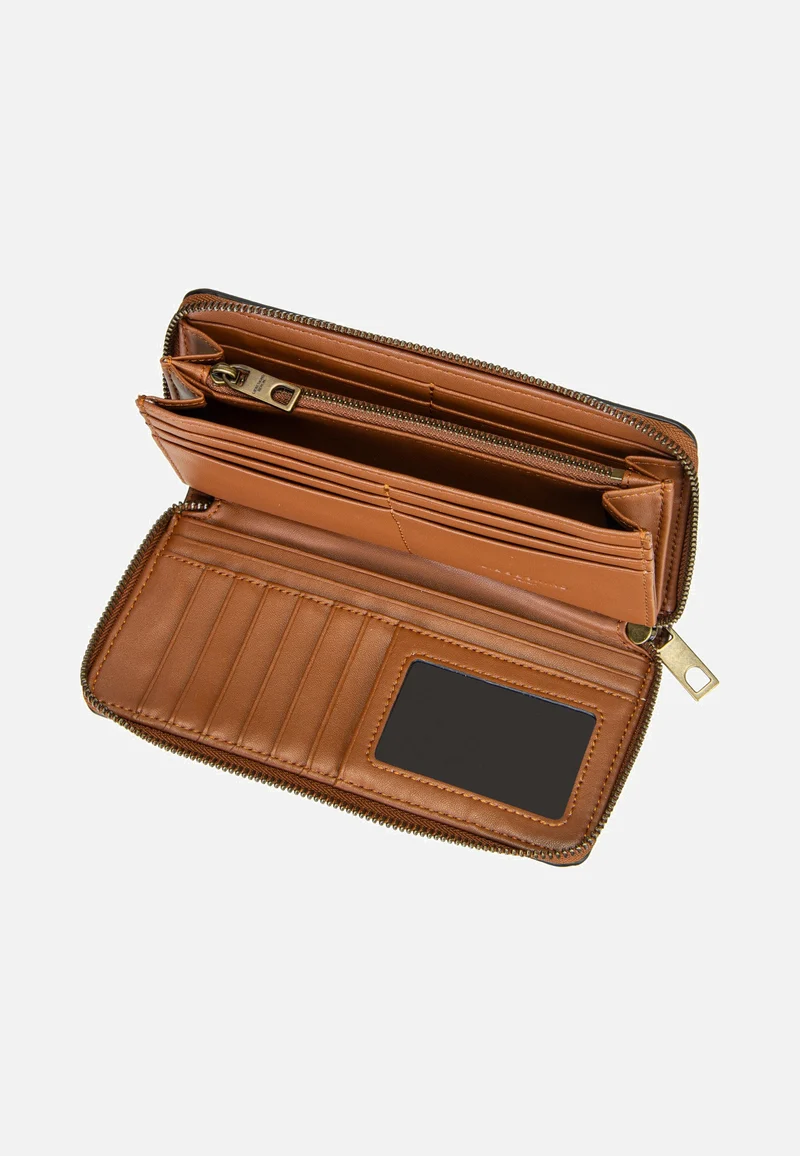 Gigi L Suede Brown - Portemonnaie