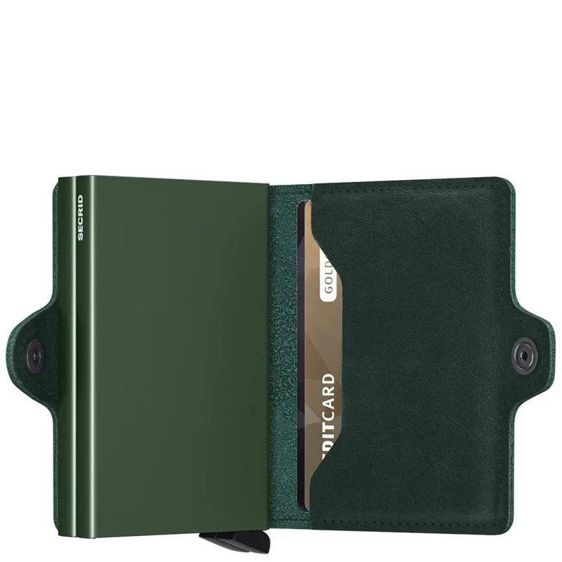 Secrid Original Twinwallet - Geldbörse RFID 7 cm (green)