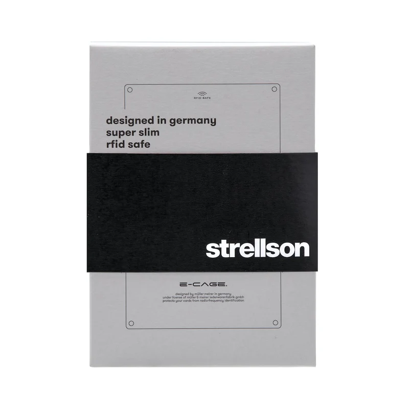 Strellson Norton C-four E-cage Sv8 Darkbrown Kreditkartenetui