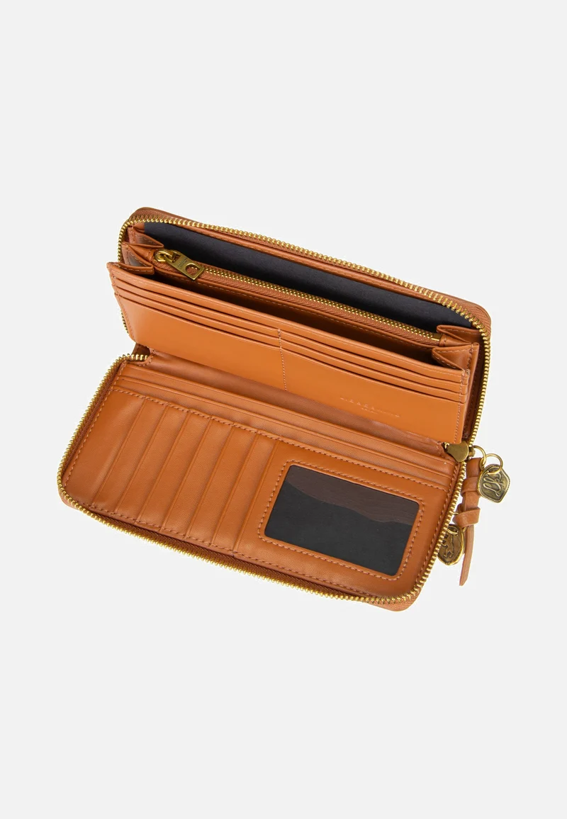 Capri Gigi Cow Natural Cognac - Portemonnaie