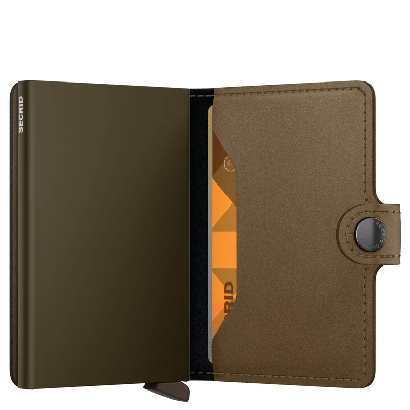 Secrid Miniwallet Matte Satin - Geldbörse 6cc 10.2 cm (bronze)