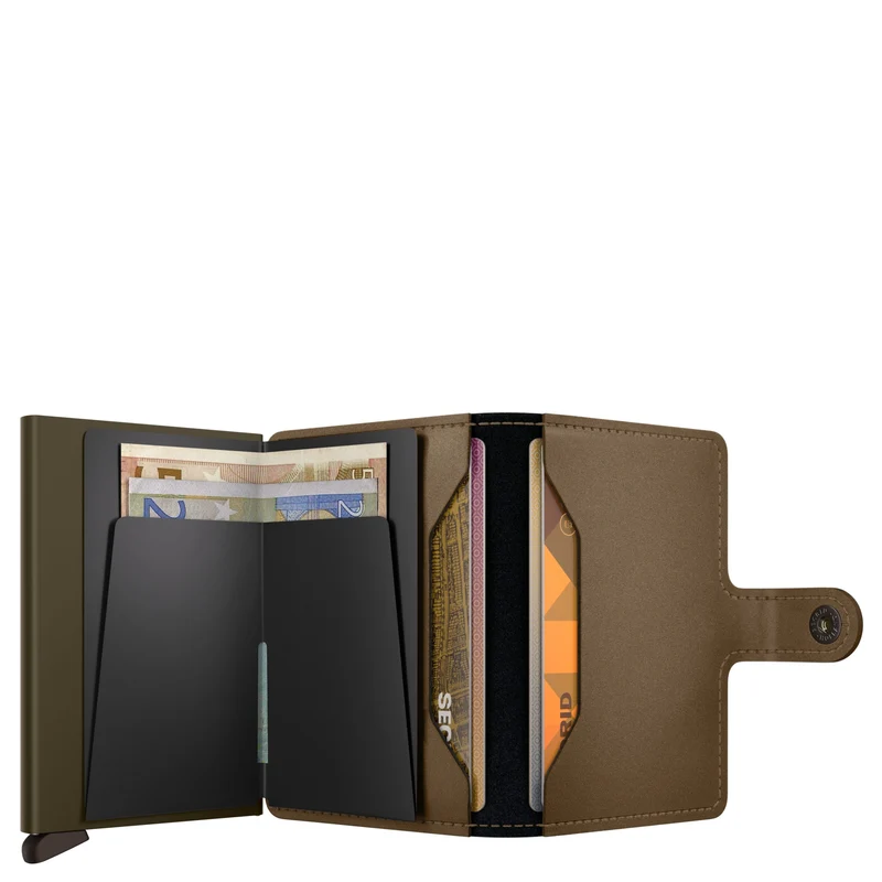 Secrid Miniwallet Matte Satin - Geldbörse 6cc 10.2 cm (bronze)