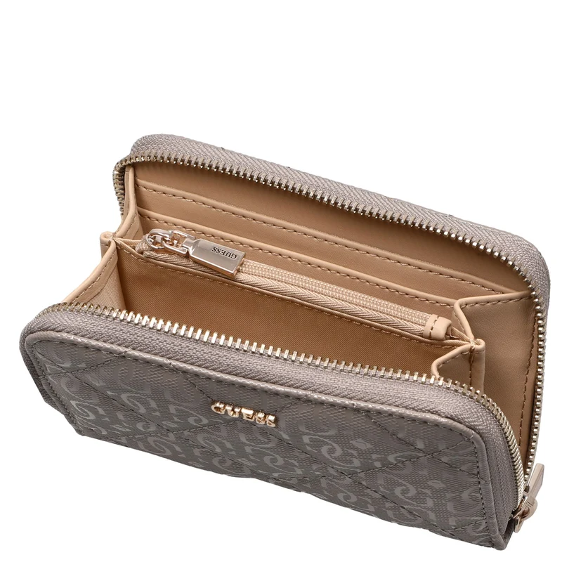 Guess Libby SLG Medium - Geldbörse 4cc 14 cm (dark taupe)