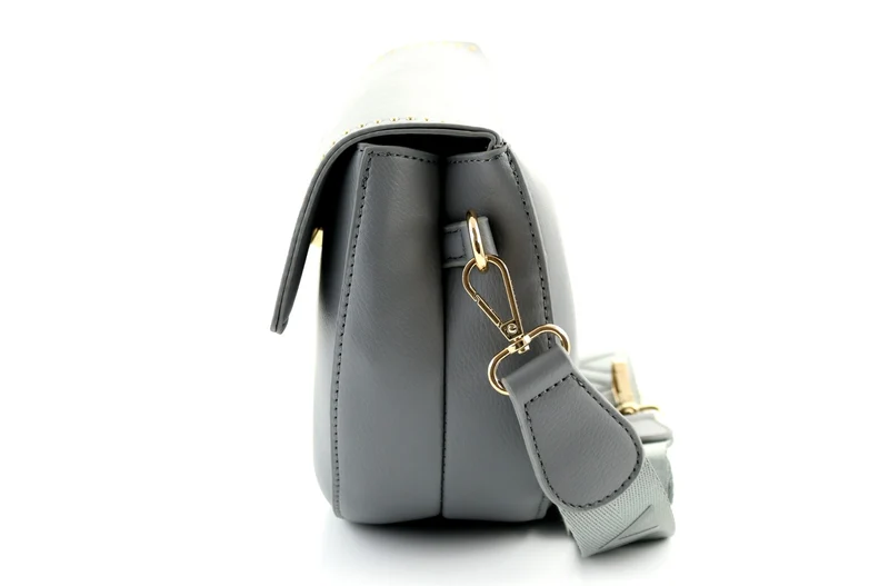 Valentino Bags Bigs Grigio Überschlagtasche