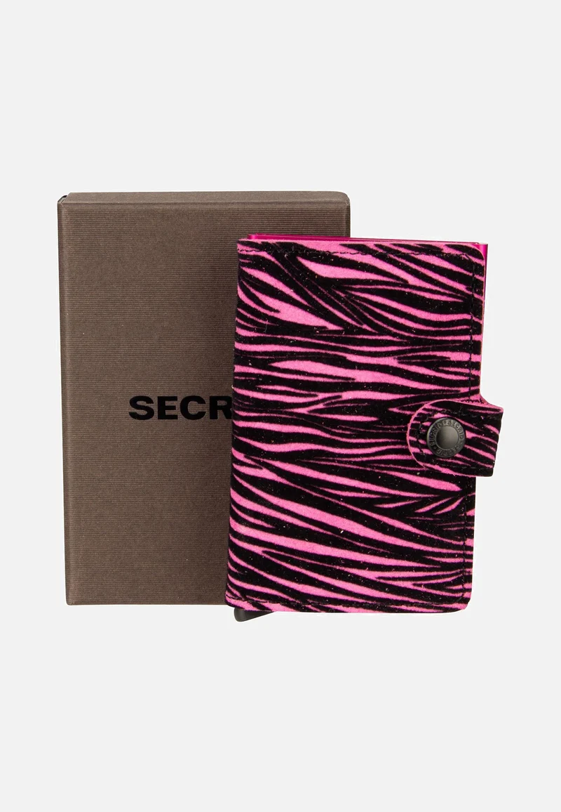 Miniwallet Zebra Fuchsia - Portemonnaie