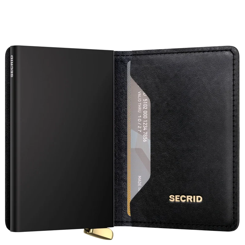 Secrid Slimwallet Emboss Diamond - Kreditkartenetui 6cc 10.2 cm RFID (black+)