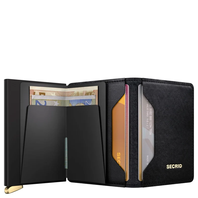 Secrid Slimwallet Emboss Diamond - Kreditkartenetui 6cc 10.2 cm RFID (black+)