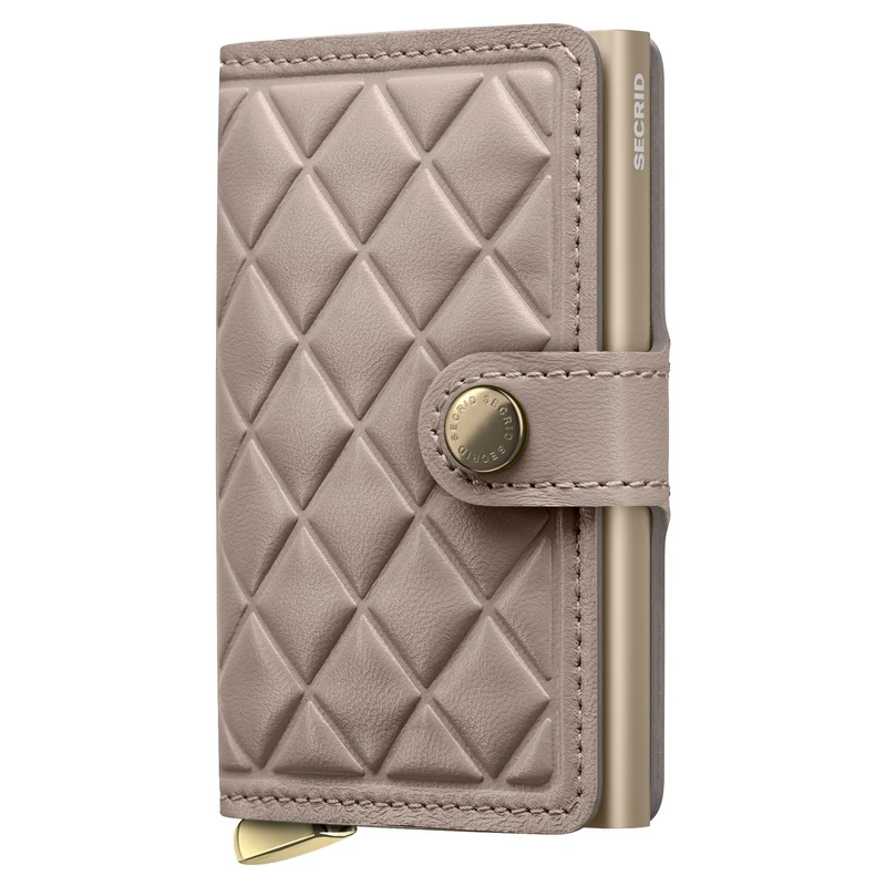 Secrid Miniwallet Emboss Diamond - Kreditkartenetui 6cc 10.2 cm RFID (chalk+)