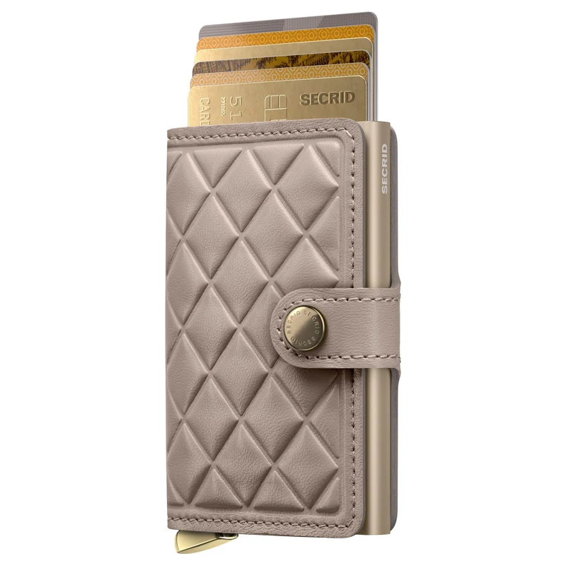 Secrid Miniwallet Emboss Diamond - Kreditkartenetui 6cc 10.2 cm RFID (chalk+)