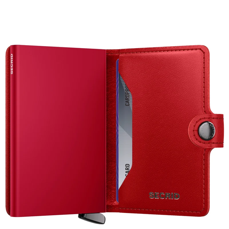Secrid Miniwallet Emboss Diamond - Kreditkartenetui 6cc 10.2 cm RFID (red+)