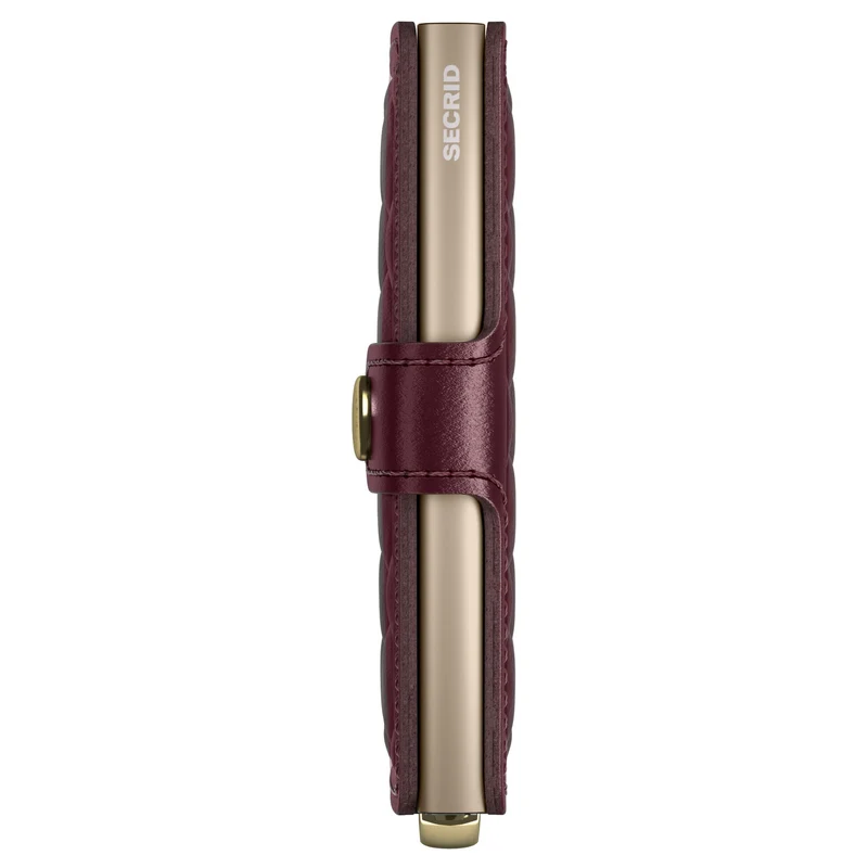 Secrid Miniwallet Emboss Diamond - Kreditkartenetui 6cc 10.2 cm RFID (bordeaux+)