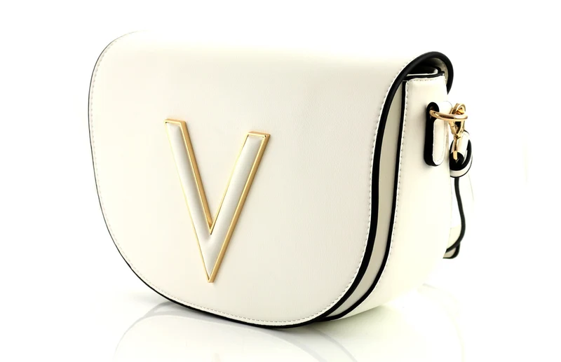 Valentino Bags Coney Bianco Überschlagtasche