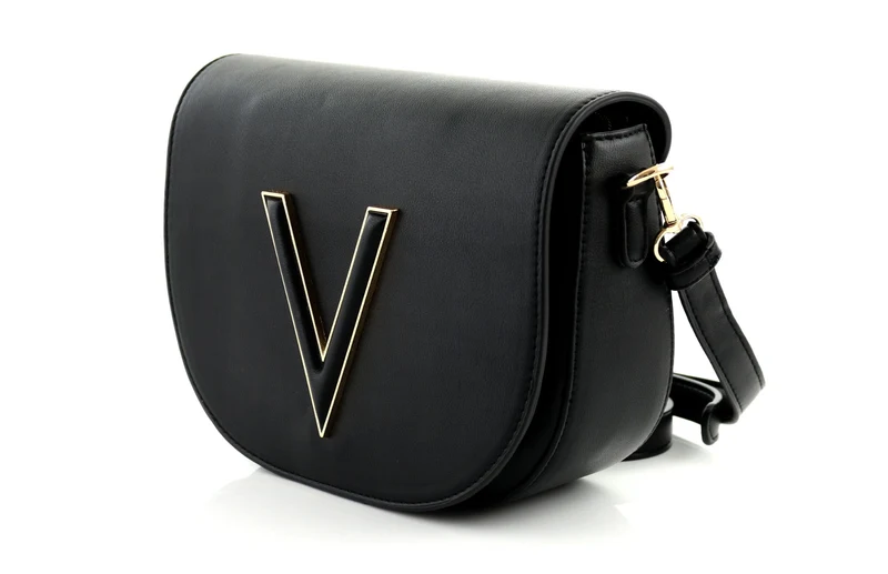 Valentino Bags Coney Nero Überschlagtasche