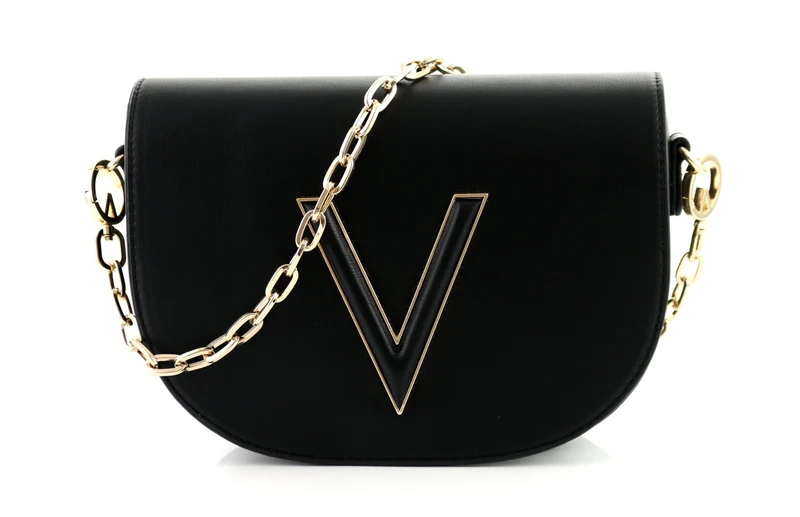 Valentino Bags Coney Nero Überschlagtasche