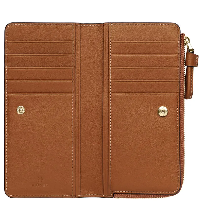 Aigner Ambra - Geldbörse 10cc 17.5 cm (cognac brown)