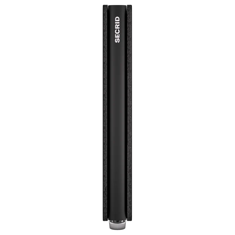 Secrid Slimwallet Emboss Lines - Kreditkartenetui 6cc 10.2 cm RFID (black+)