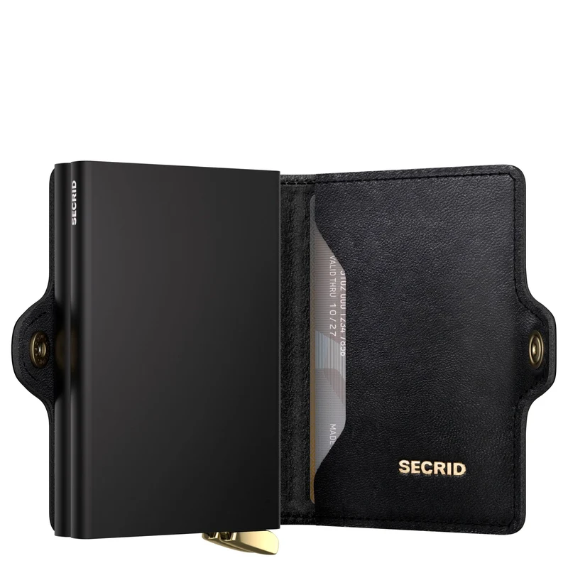 Secrid Twinwallet Emboss Diamond - Kreditkartenetui 6cc 10.2 cm RFID (black+)
