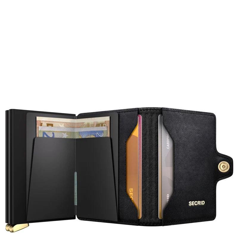 Secrid Twinwallet Emboss Diamond - Kreditkartenetui 6cc 10.2 cm RFID (black+)