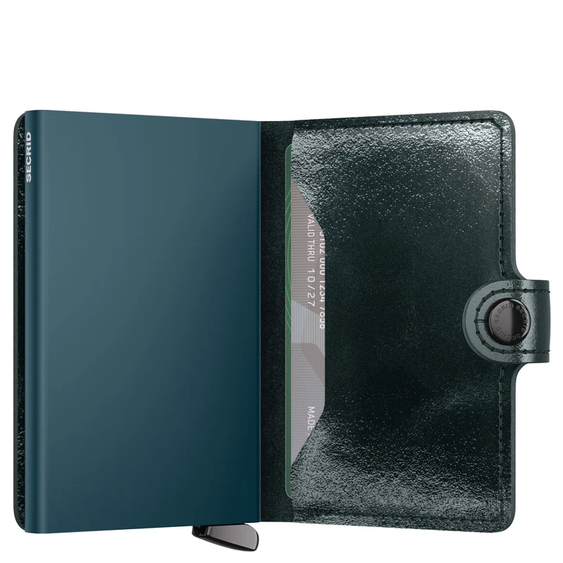 Secrid Miniwallet Naplak - Kreditkartenetui 6cc 10.2 cm RFID (bottle green+)