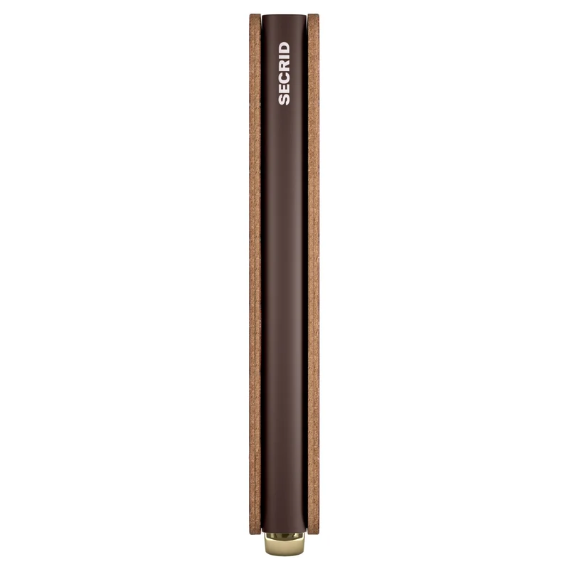 Secrid Slimwallet Emboss Lines - Kreditkartenetui 6cc 10.2 cm RFID (cognac+)