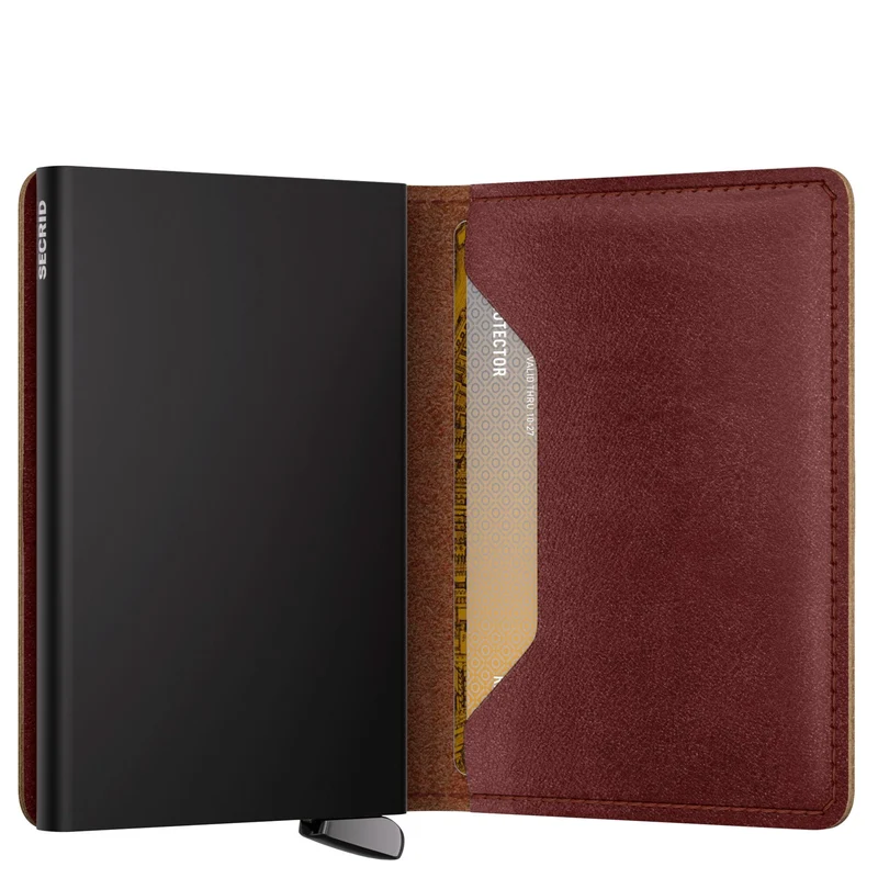 Secrid Premium Basco Slimwallet - Geldbörse RFID 6.5 cm (brown+)