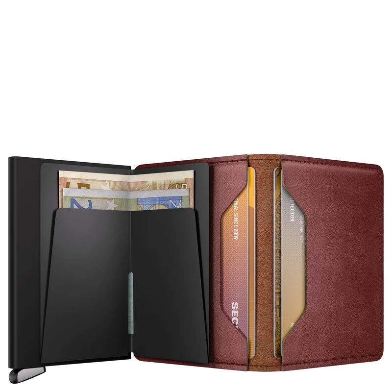 Secrid Premium Basco Slimwallet - Geldbörse RFID 6.5 cm (brown+)