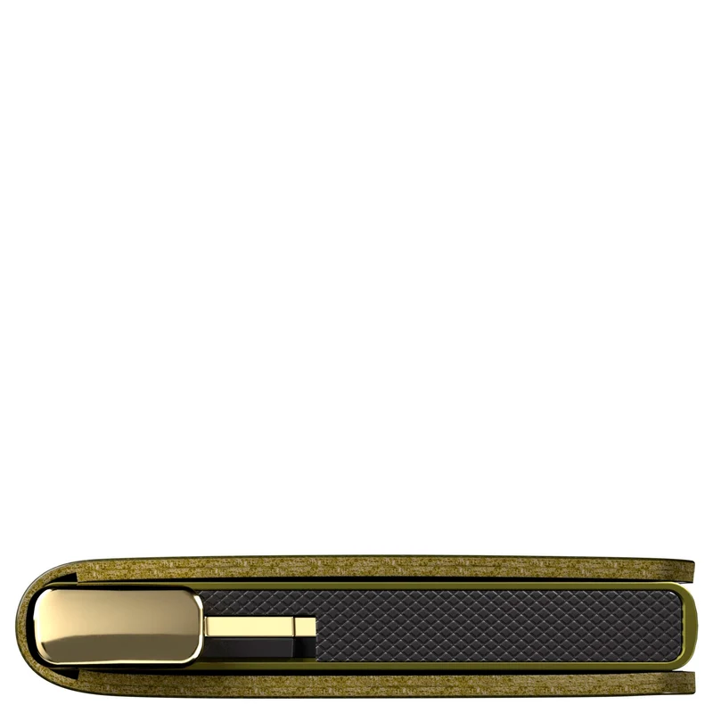 Secrid Premium Basco Slimwallet - Geldbörse RFID 6.5 cm (olive+)