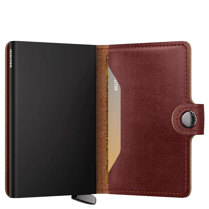 Secrid Premium Basco Miniwallet - Geldbörse RFID 6.5 cm (brown+)