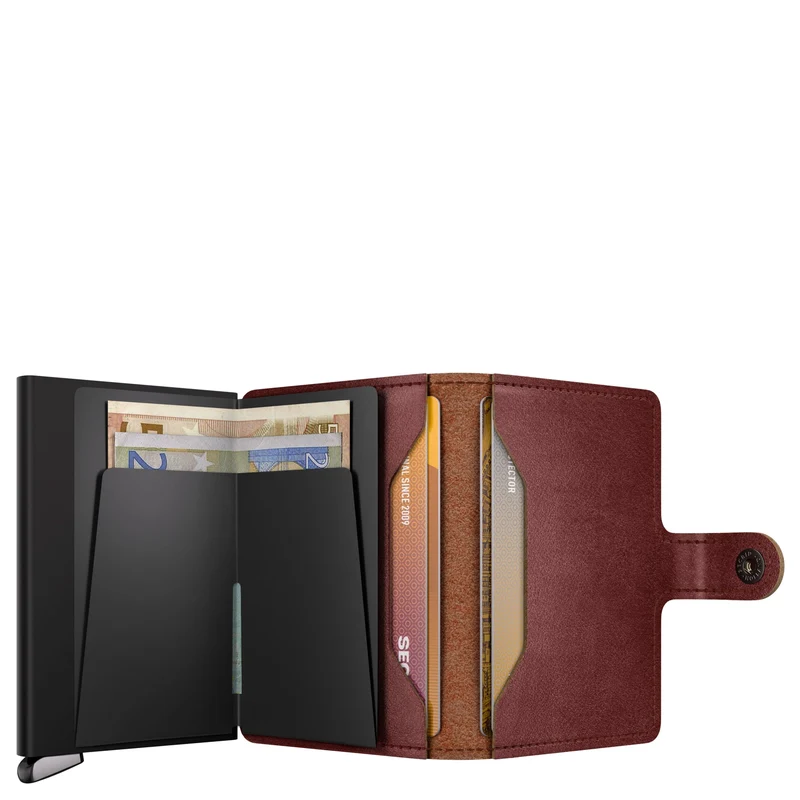 Secrid Premium Basco Miniwallet - Geldbörse RFID 6.5 cm (brown+)