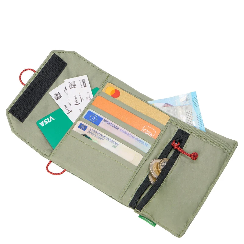 Vaude Wallet M - Geldbörse 4cc 13 cm (agave)