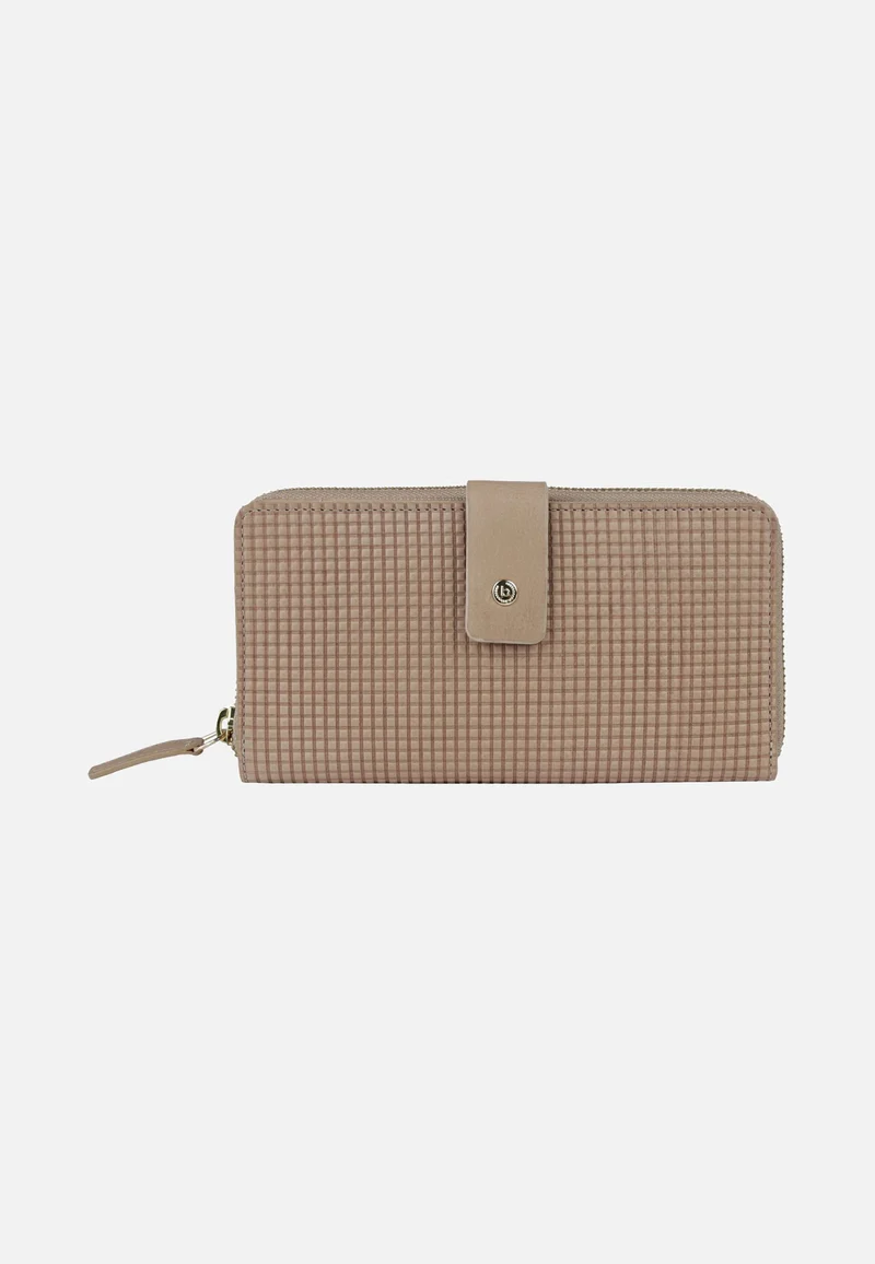 Noemi Ladies Long Zip Wallet Sand - Portemonnaie