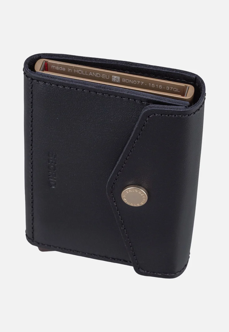 Envelope Pebble Black - Portemonnaie