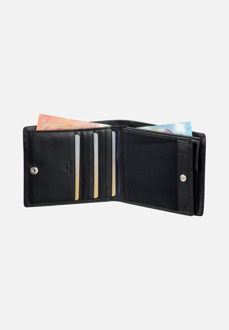 Abtweiler Gathman Billfold H12 Black - Portemonnaie