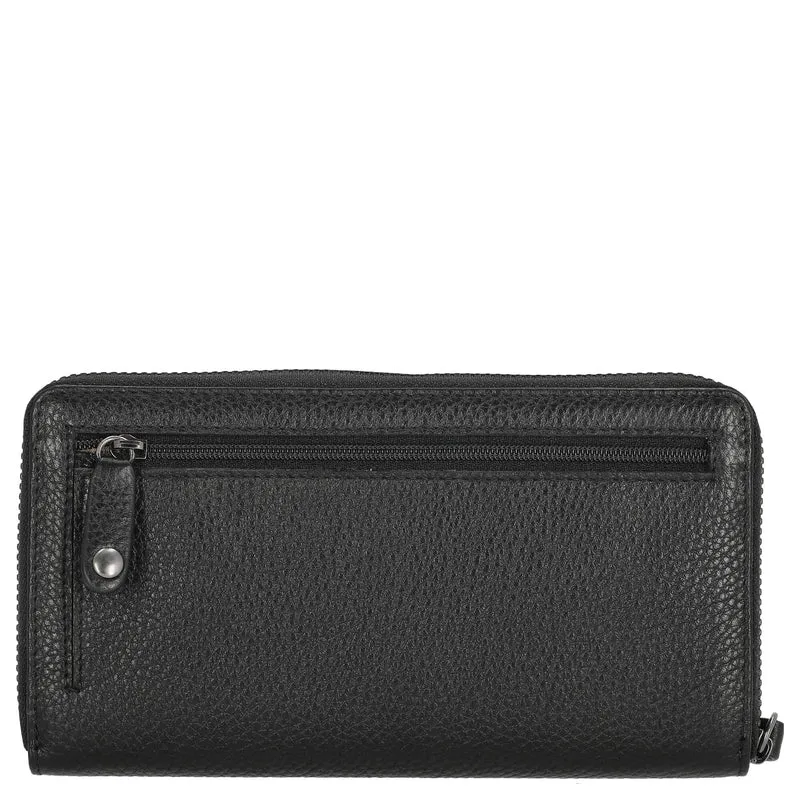 bugatti Elsa - Geldbörse 8cc 19 cm RFID (black)