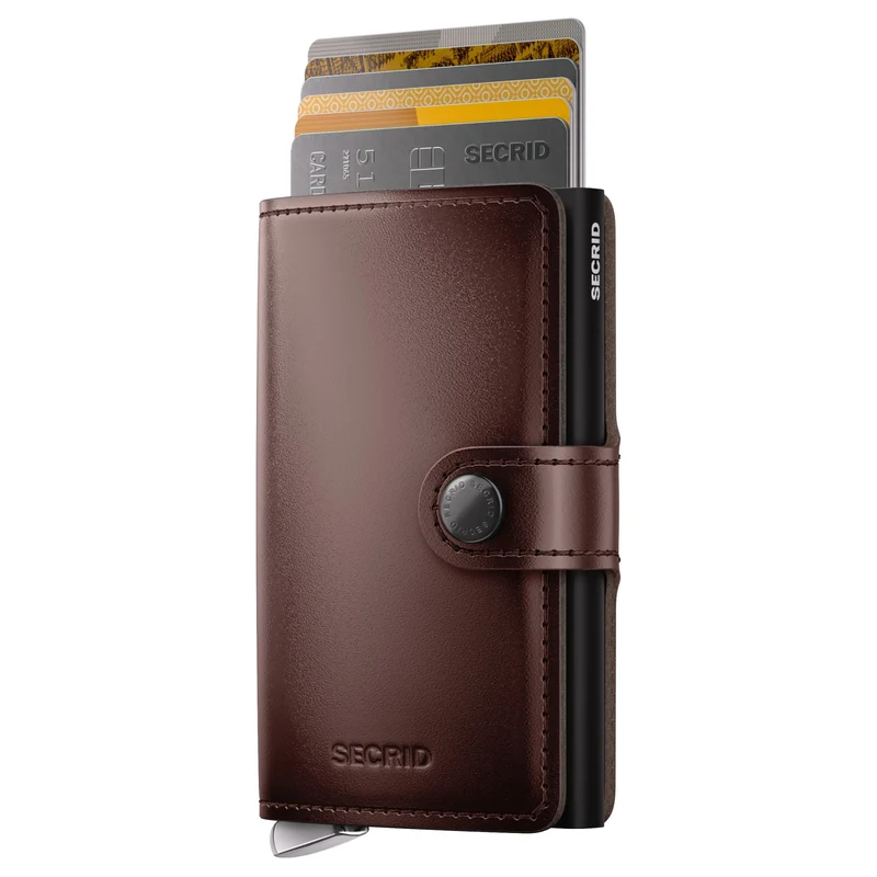 Secrid Dusk Miniwallet - Geldbörse 10.2 cm RFID (dark brown+)