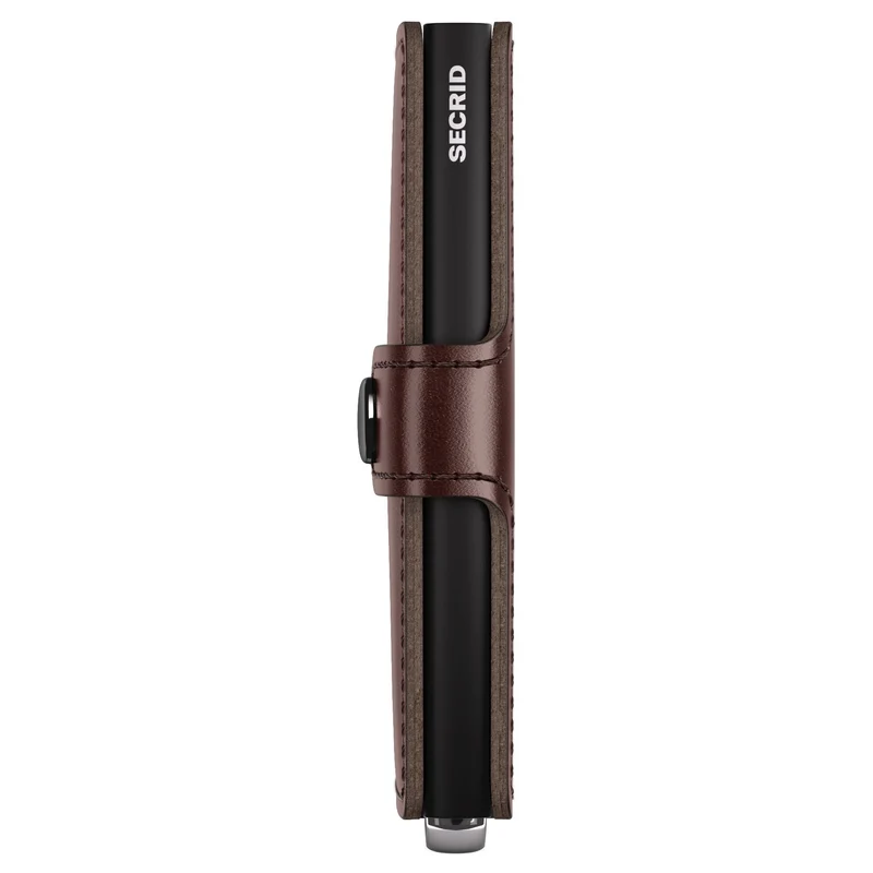 Secrid Dusk Miniwallet - Geldbörse 10.2 cm RFID (dark brown+)