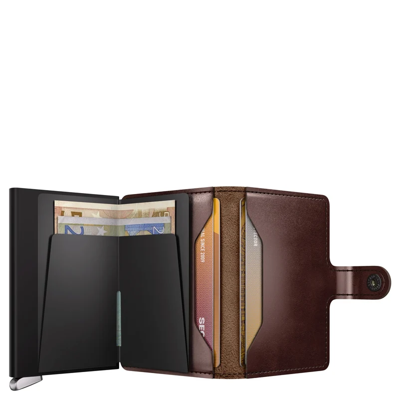 Secrid Dusk Miniwallet - Geldbörse 10.2 cm RFID (dark brown+)