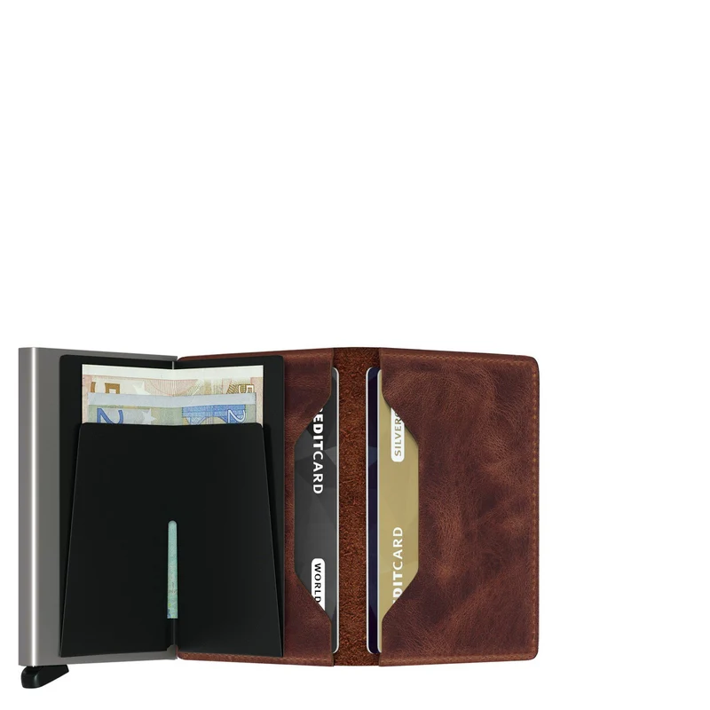 Secrid Vintage Slimwallet - Geldbörse RFID 6.8 cm (brown)