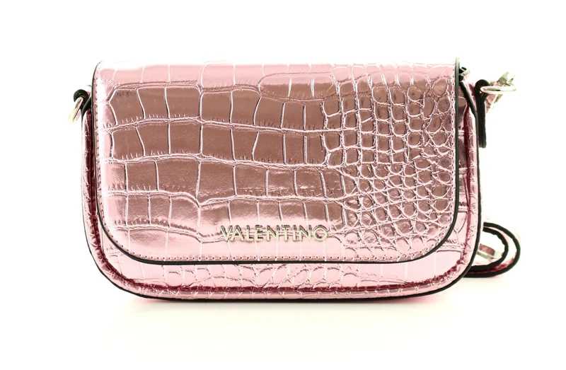 Valentino Bags Miramar Croco Überschlagtasche