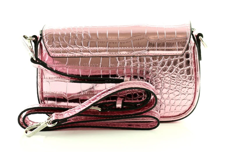 Valentino Bags Miramar Croco Überschlagtasche