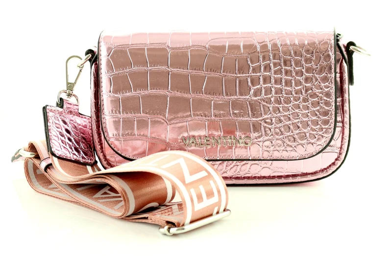 Valentino Bags Miramar Croco Überschlagtasche