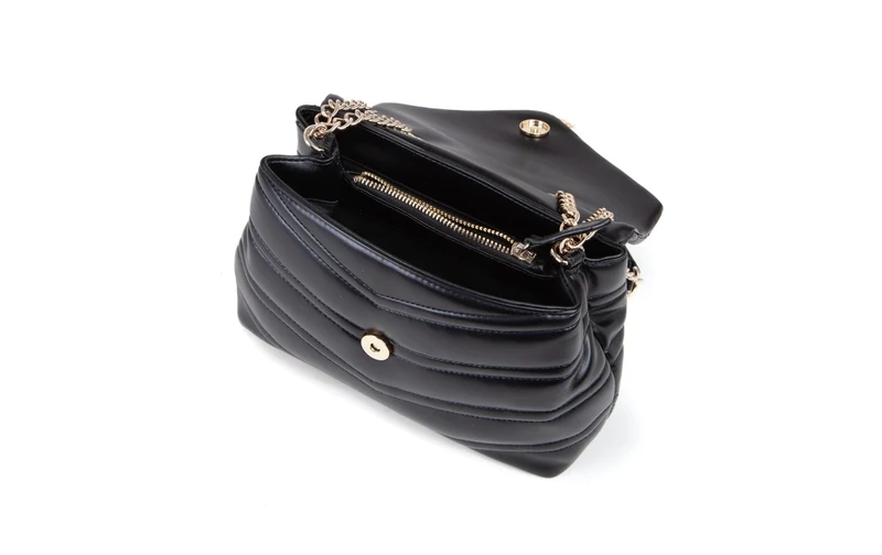 Valentino Bags Privilege Nero Überschlagtasche