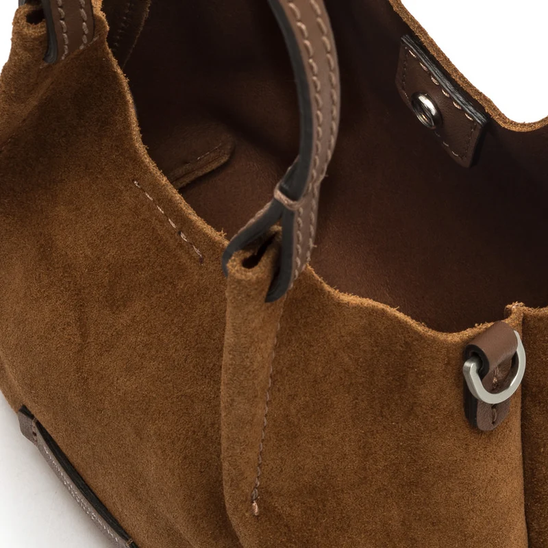 Gianni Chiarini Dua Beuteltasche Veloursleder