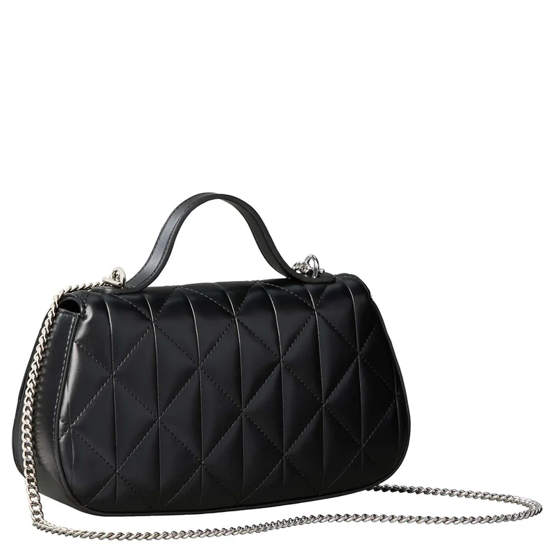 Calvin Klein Quilted Emblem - Umhängetasche 26 cm (black)