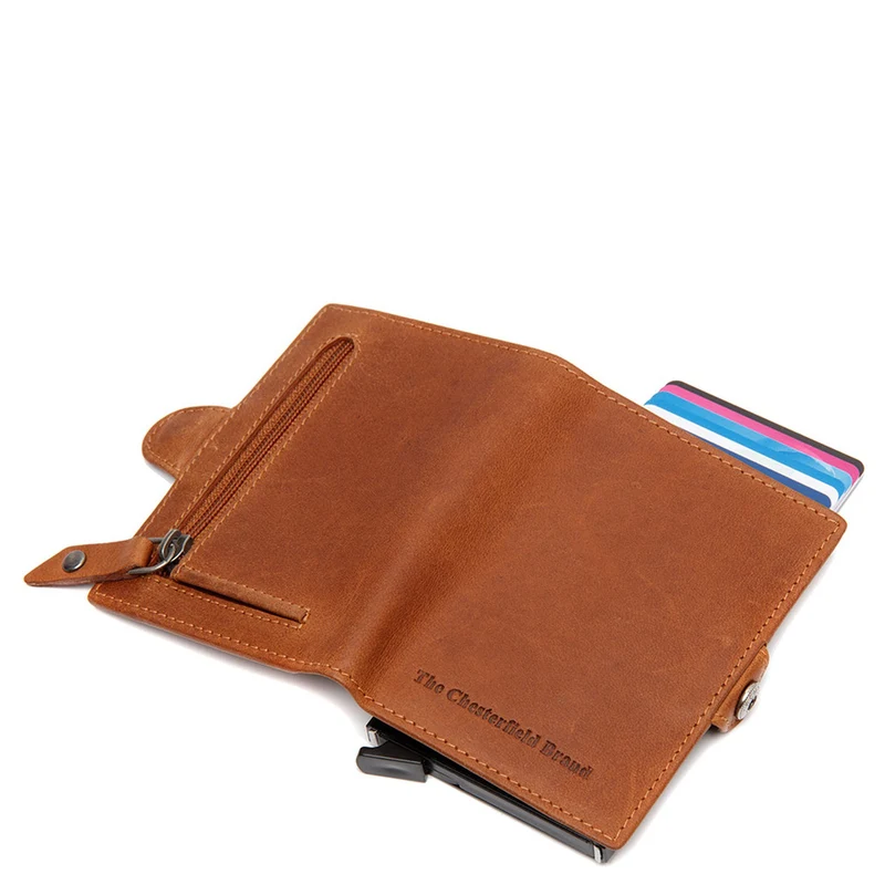 The Chesterfield Brand Lagos - Kreditkartenetui 6cc 10 cm RFID (cognac)