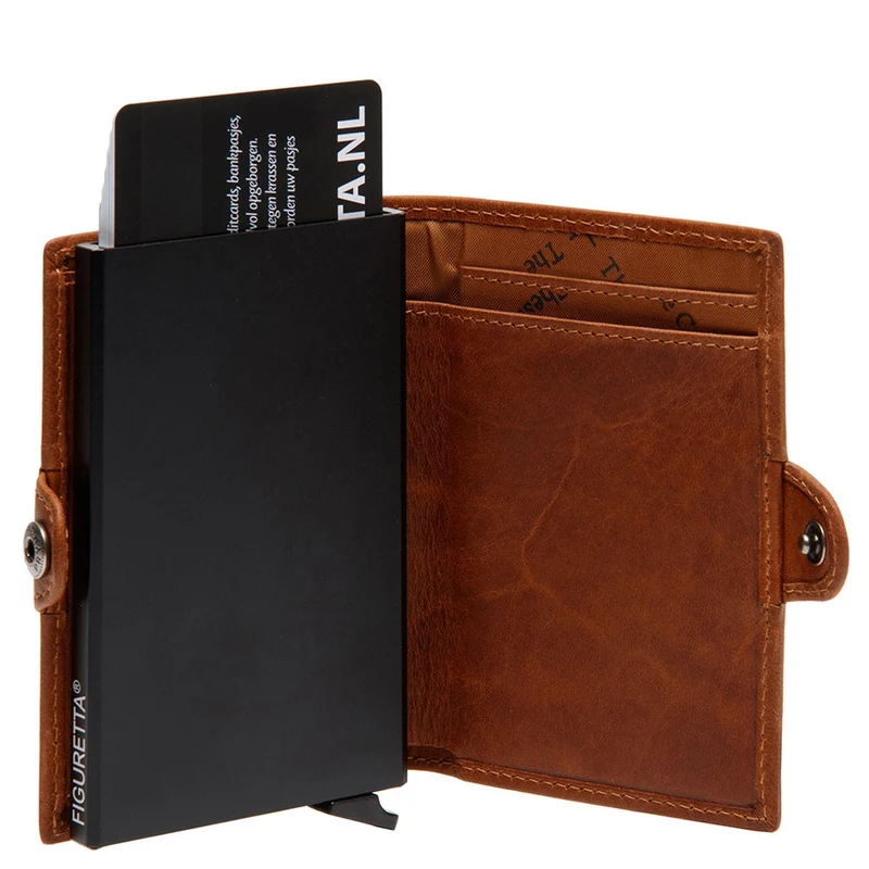 The Chesterfield Brand Lagos - Kreditkartenetui 6cc 10 cm RFID (cognac)