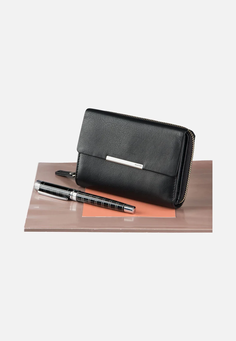 Belg Dagrete Purse MH14FZ Black - Portemonnaie