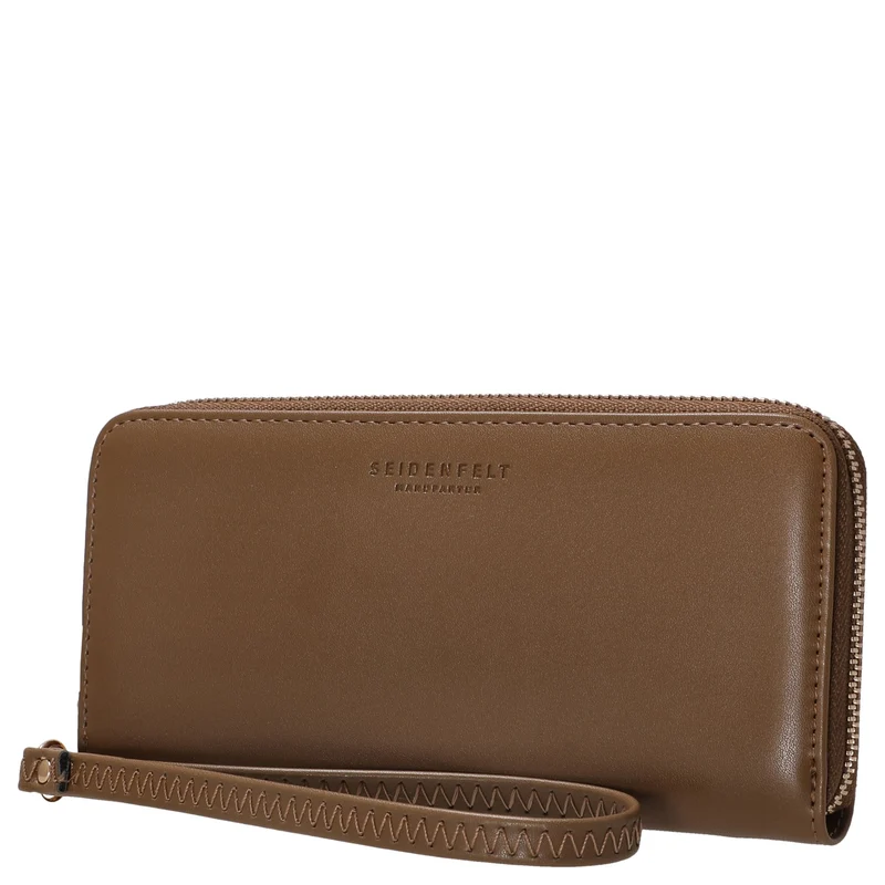 Seidenfelt Smilla - Damen- Geldbörse 19 cm (sweet caramel)