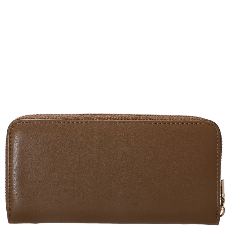 Seidenfelt Smilla - Damen- Geldbörse 19 cm (sweet caramel)