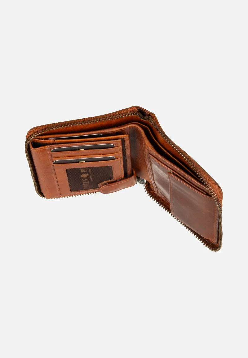 Newport Rv-Damenbörse Rfid Caramel - Portemonnaie
